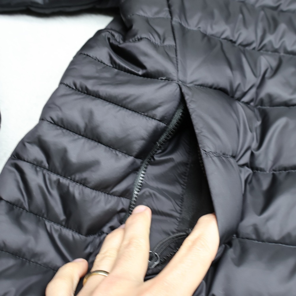 North Face Aconcagua Down Jacket Womens XL Black 550 Fill Insulated Quilted Puff - Picture 3 of 15